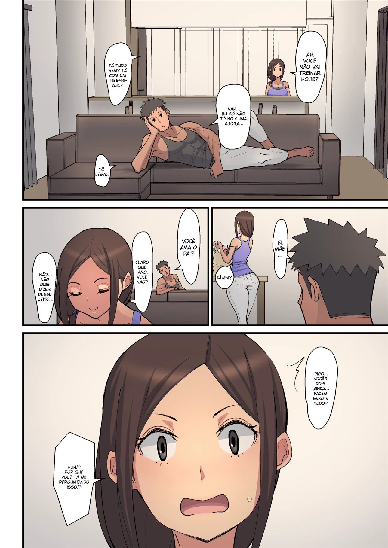 Mamãe Piranha Seduzindo o Filho Pervertido – Uma História de Desejo Proibido em Hentai HQ