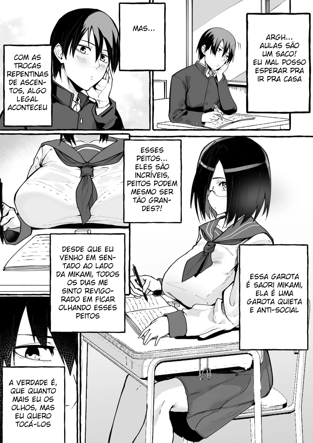 Paixão Peituda: A Namorada Safada que Drena as Bolas do Protagonista – Em Hentai HQ Brasileiro