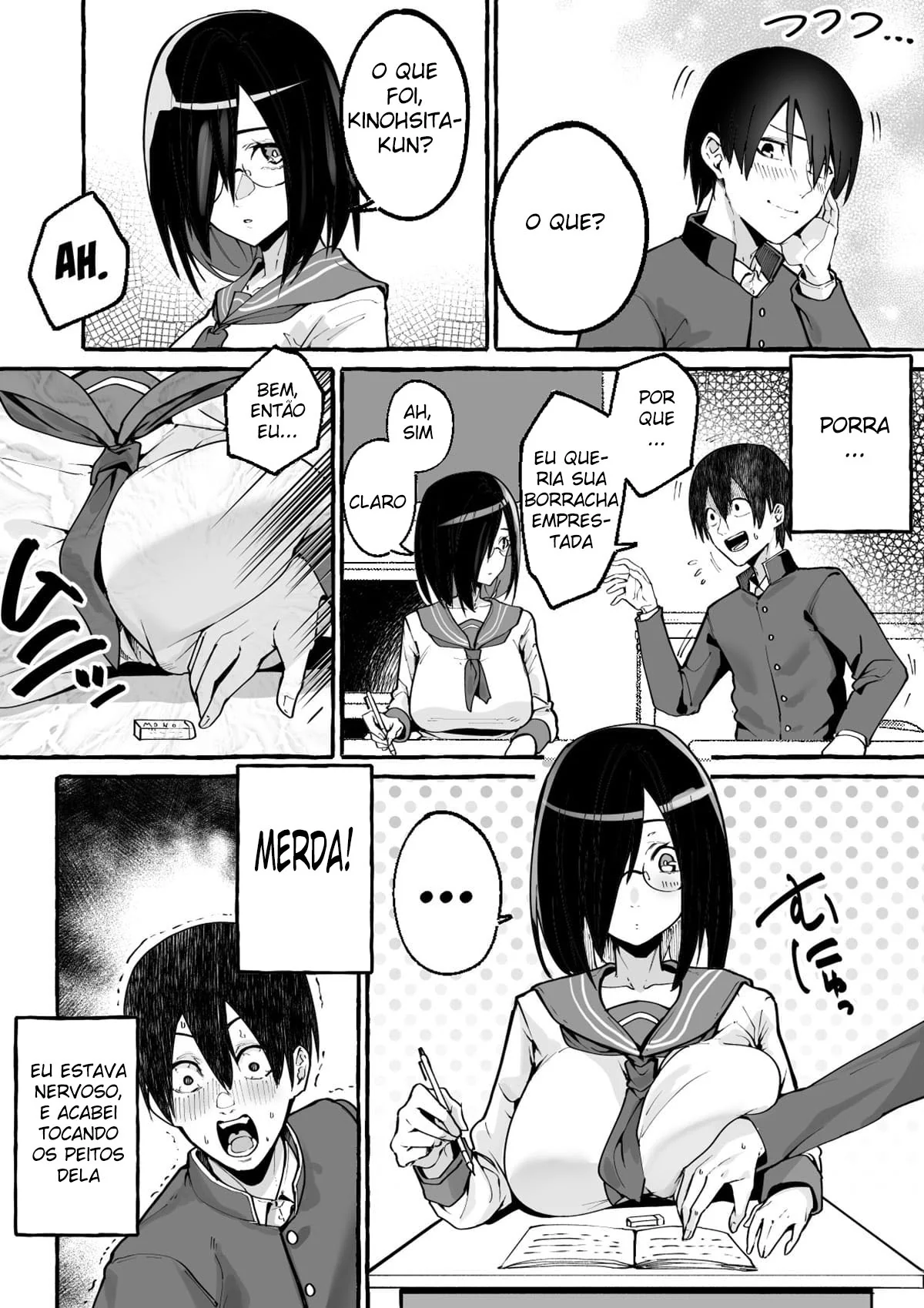Paixão Peituda: A Namorada Safada que Drena as Bolas do Protagonista – Em Hentai HQ Brasileiro