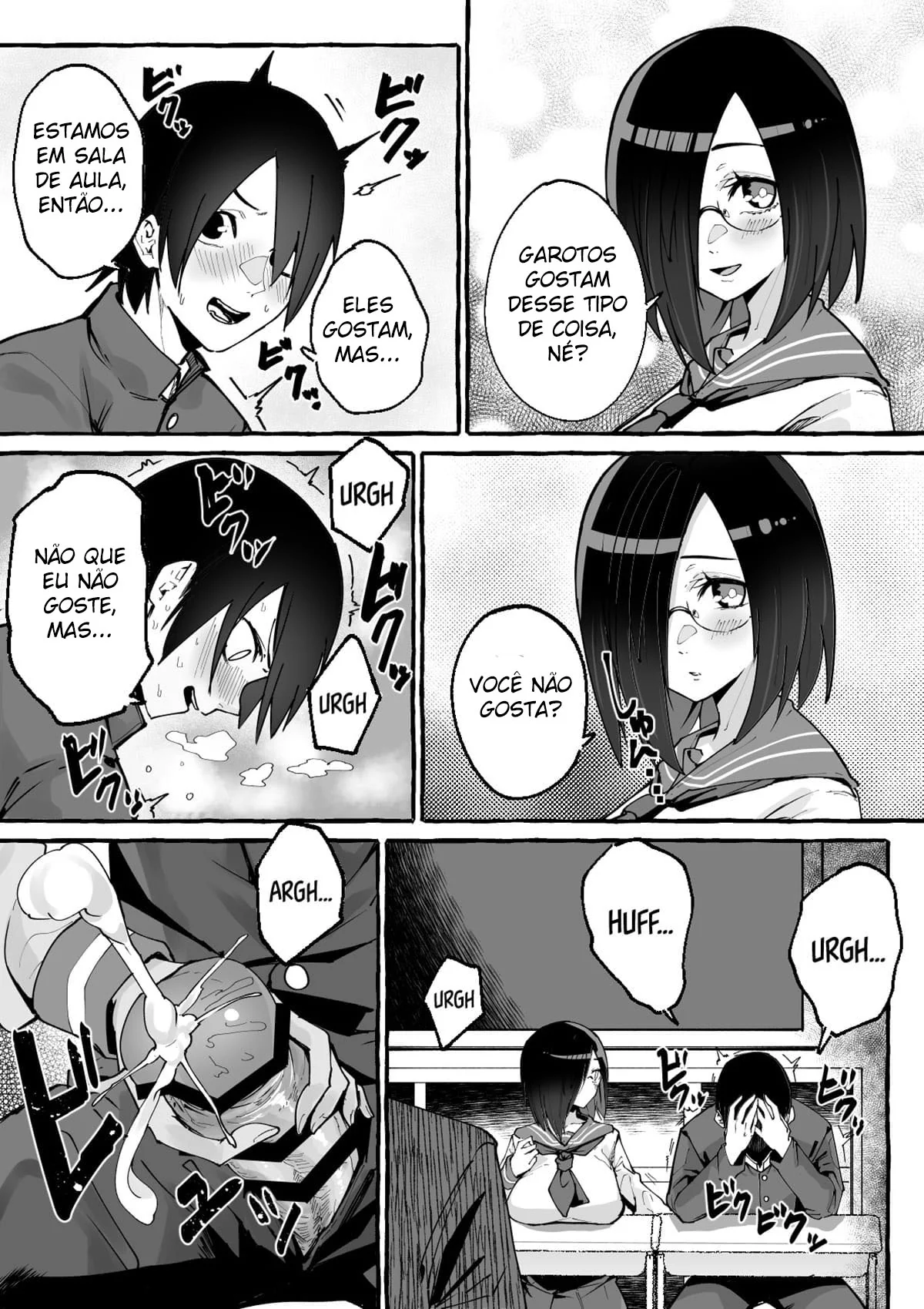 Paixão Peituda: A Namorada Safada que Drena as Bolas do Protagonista – Em Hentai HQ Brasileiro
