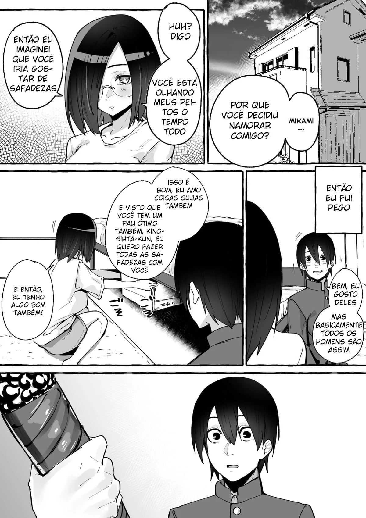 Paixão Peituda: A Namorada Safada que Drena as Bolas do Protagonista – Em Hentai HQ Brasileiro