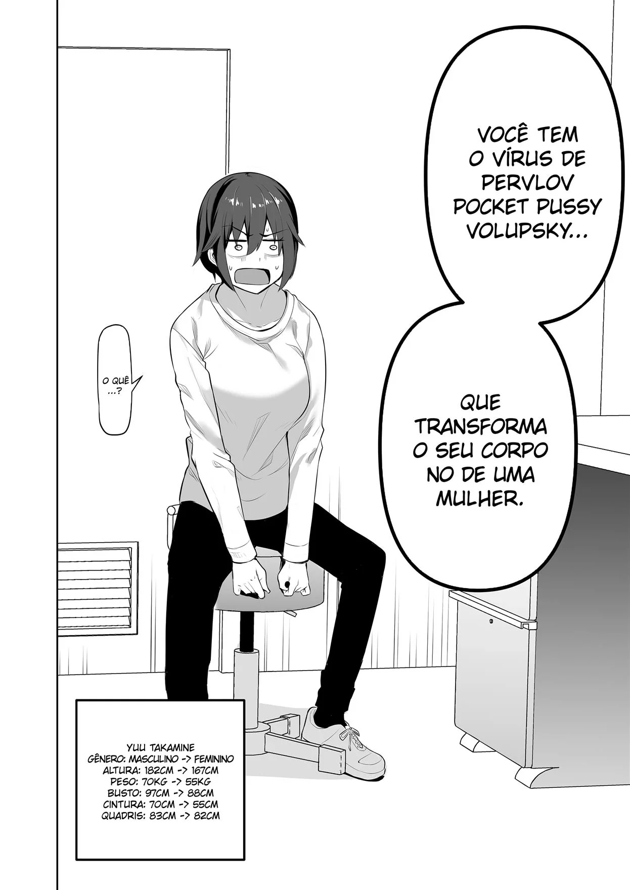 Vírus Transformador: A Piranha dos Amigos – Gender Bender Hentai HQ Brasileiro