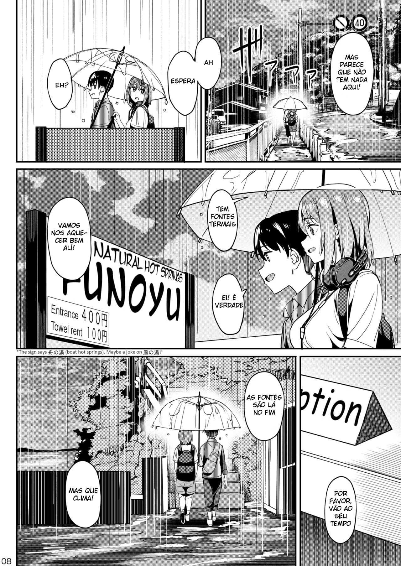 Fontes Termais do Pecado: Orgia Molhada e Quente Hentai