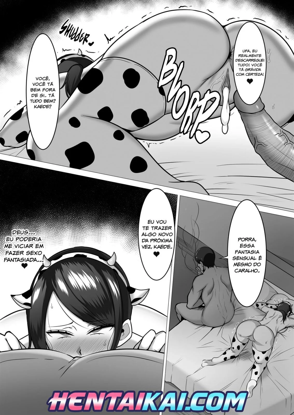 Cosplay de Vaca metendo com Dona de Casa Piranha – Cosplay Hentai HQ Brasileiro