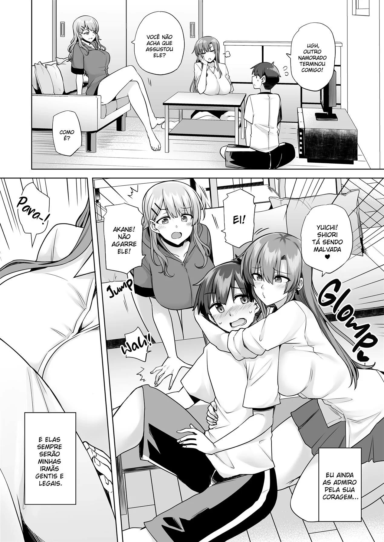 Fodendo com Irmãs Gyaru – Hentai de Putaria