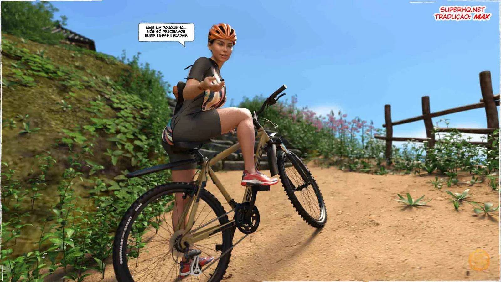 Pedalada com a Tia Piranha – Presente na Buceta em Hentai HQ Brasileiro