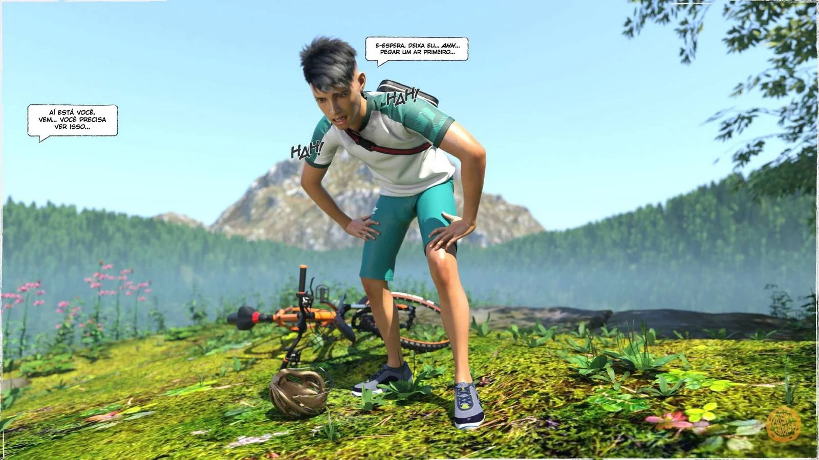 Pedalada com a Tia Piranha – Presente na Buceta em Hentai HQ Brasileiro