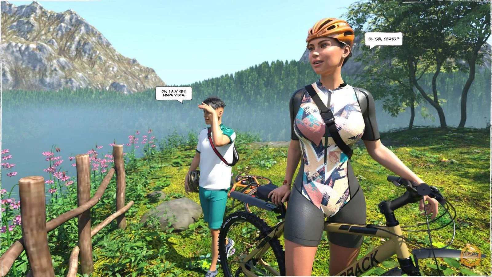 Pedalada com a Tia Piranha – Presente na Buceta em Hentai HQ Brasileiro