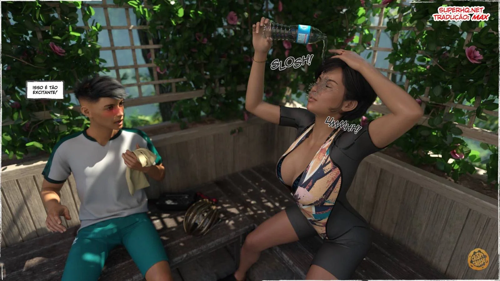 Pedalada com a Tia Piranha – Presente na Buceta em Hentai HQ Brasileiro