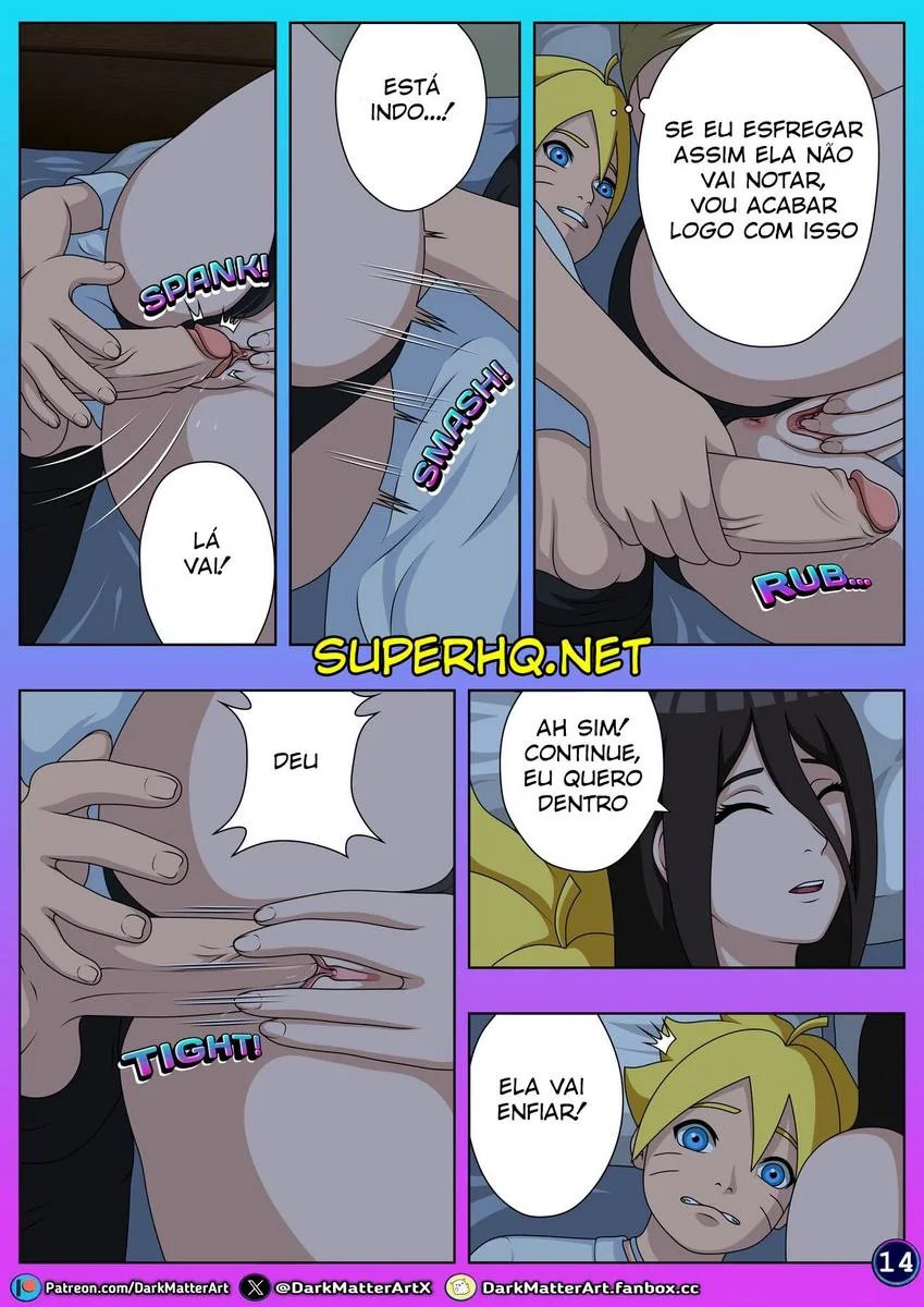 Boruto Descobrindo os Prazeres na Cama – Hentai HQ