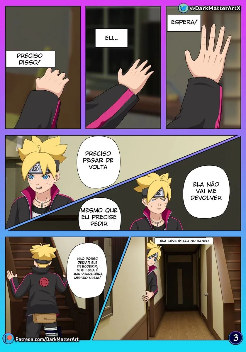 [REVISAR POST ⚠️✏️] [Darkmatterart] Boruto, Confusion In Bed