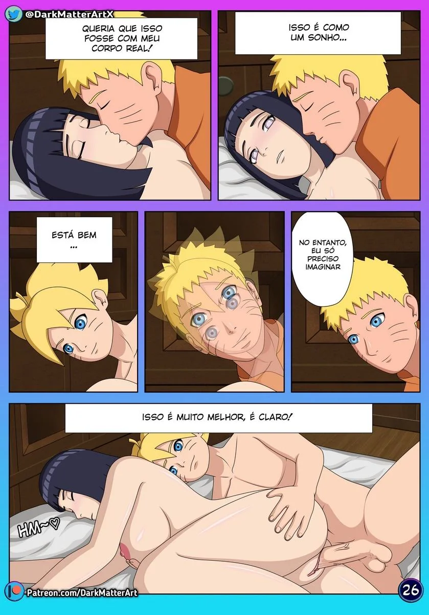 [REVISAR POST ⚠️✏️] [Darkmatterart] Boruto, Confusion In Bed