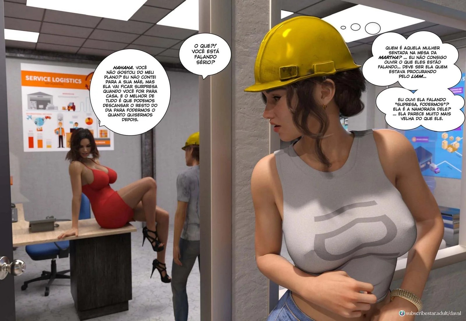 Amanda dando a buceta gostoso e Liam aproveitando: a sacanagem que rendeu uma fortuna – Episódio 7 em Hentai 3D Brasileiro