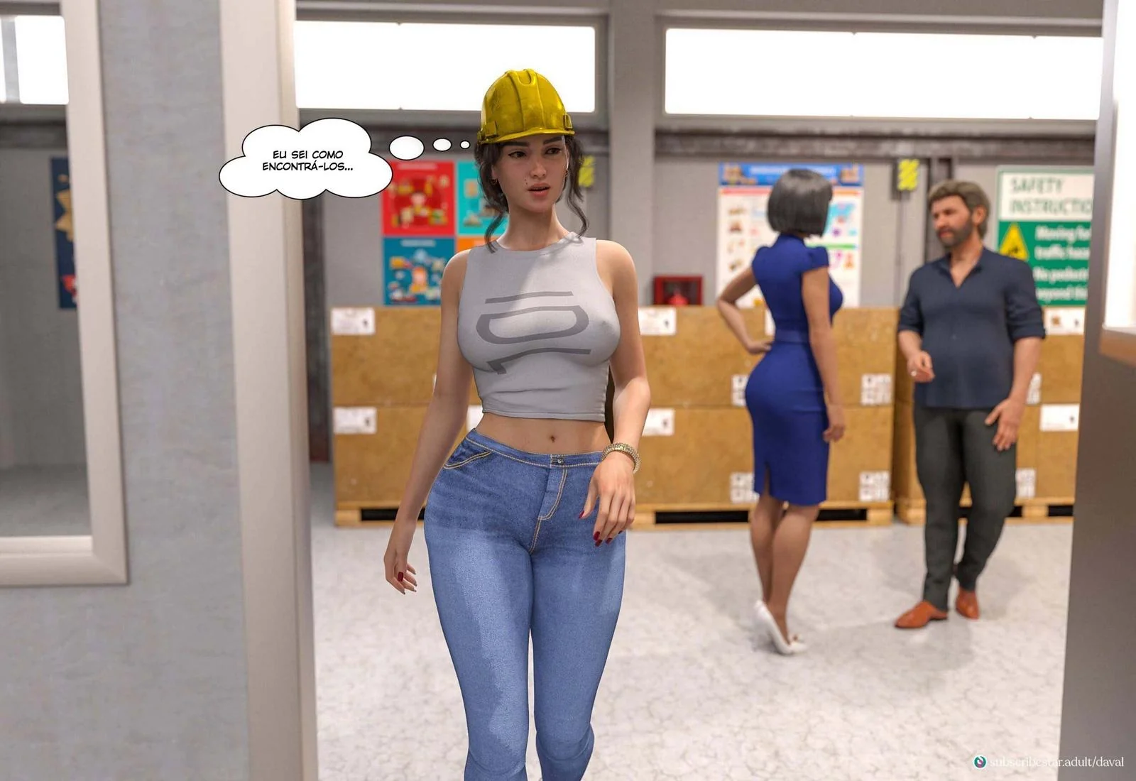 Amanda dando a buceta gostoso e Liam aproveitando: a sacanagem que rendeu uma fortuna – Episódio 7 em Hentai 3D Brasileiro