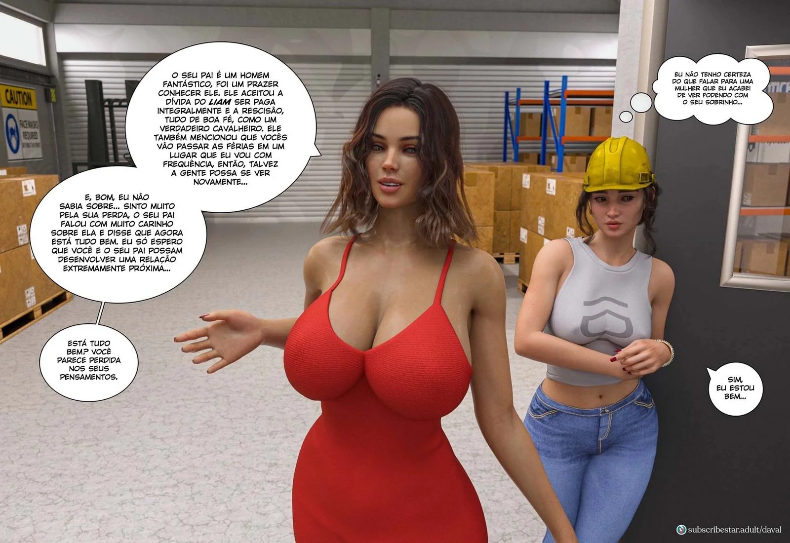 Amanda dando a buceta gostoso e Liam aproveitando: a sacanagem que rendeu uma fortuna – Episódio 7 em Hentai 3D Brasileiro