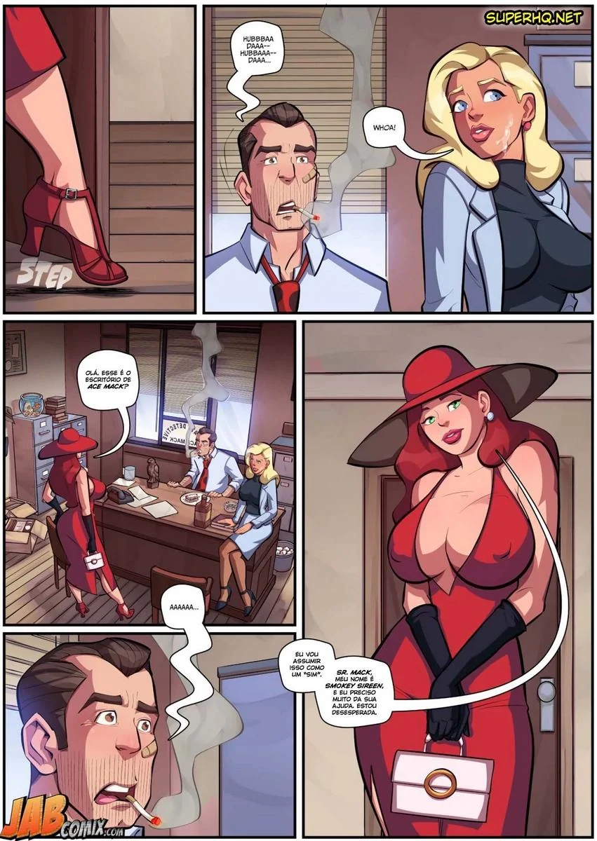 Detetive Particular e a Investigação na Buceta da Piranha – Hentai HQ Brasileiro