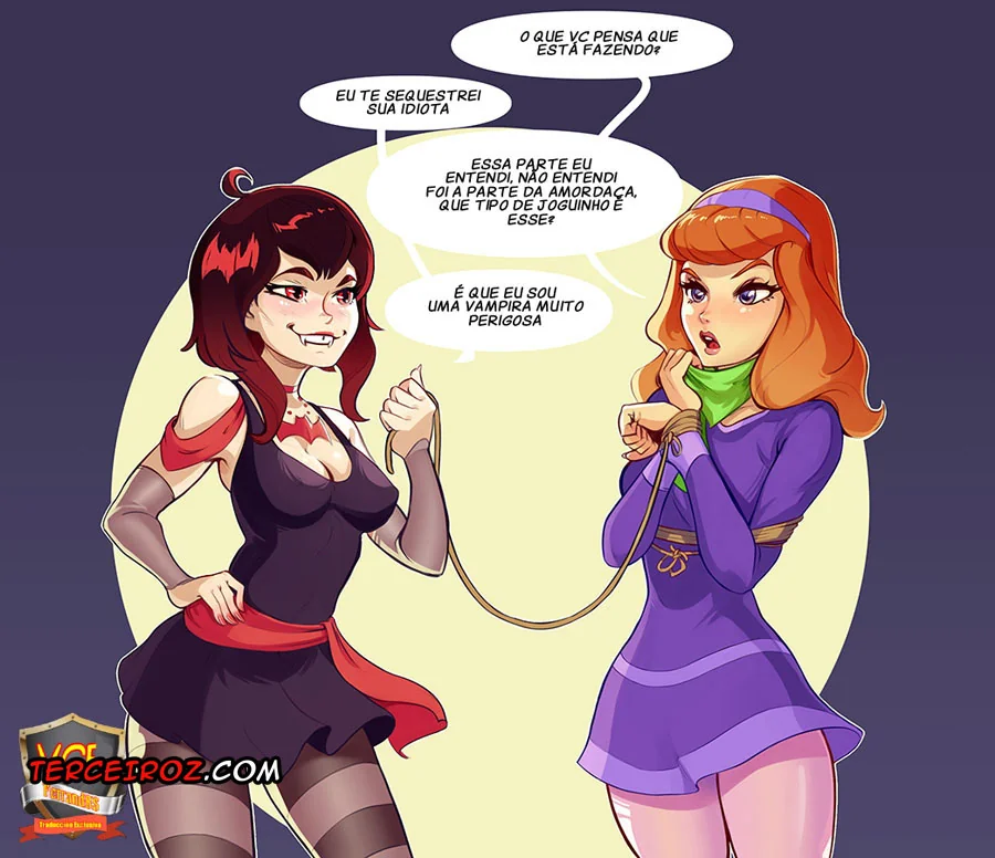 Daphne e Velma: Piranhas se Pegando em Hentai HQ Brasileiro