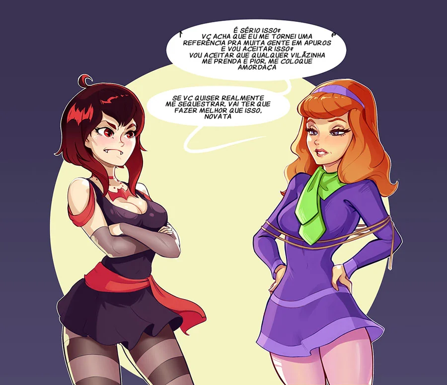 Daphne e Velma: Piranhas se Pegando em Hentai HQ Brasileiro