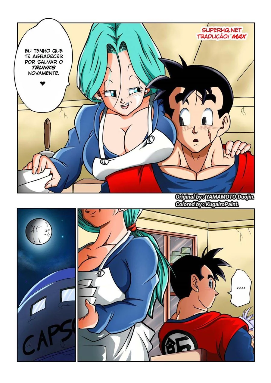 Bulma agradece Gohan com um prêmio especial – Hentai DBZ em HQ Brasileiro