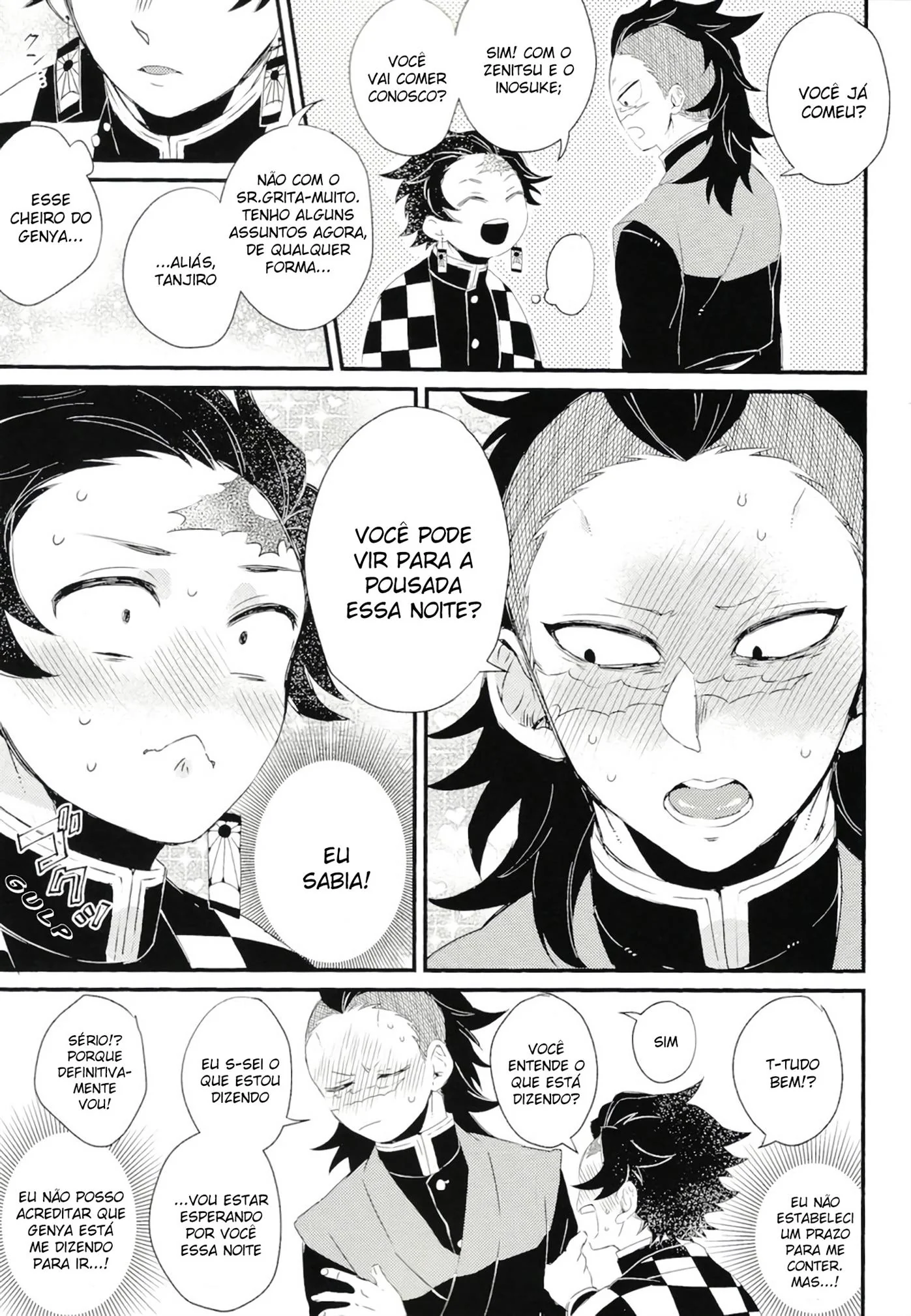 A Vida Sexual de Tanjiro: Piranha, Buceta e Piroca em Demon Slayer Hentai HQ Brasileiro