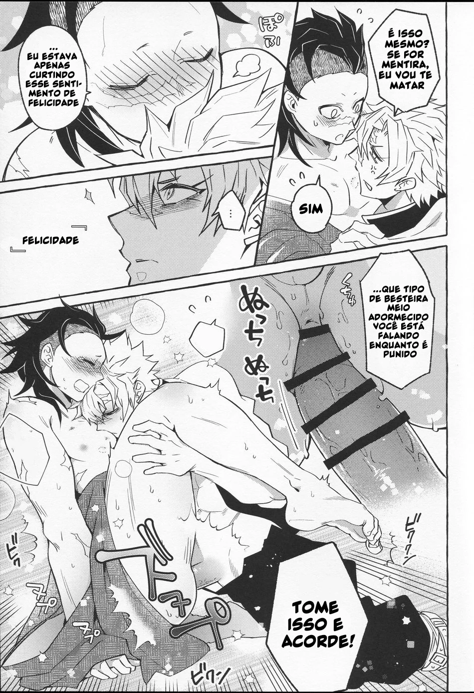 Piranhas Shinazugawa: Genya x Sanemi – O Combate de Rolas em Demon Slayer Hentai HQ Brasileiro