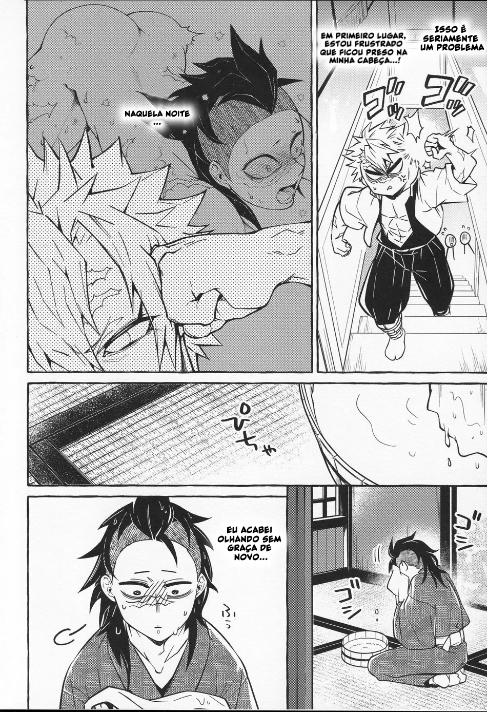Piranhas Shinazugawa: Genya x Sanemi – O Combate de Rolas em Demon Slayer Hentai HQ Brasileiro