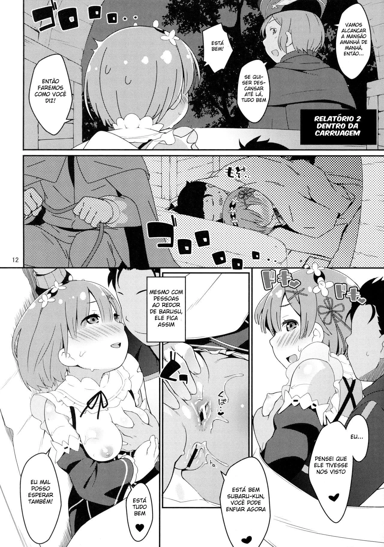 Barusu e as Empregadas Piranhas Sedentas por Mana em Hentai HQ