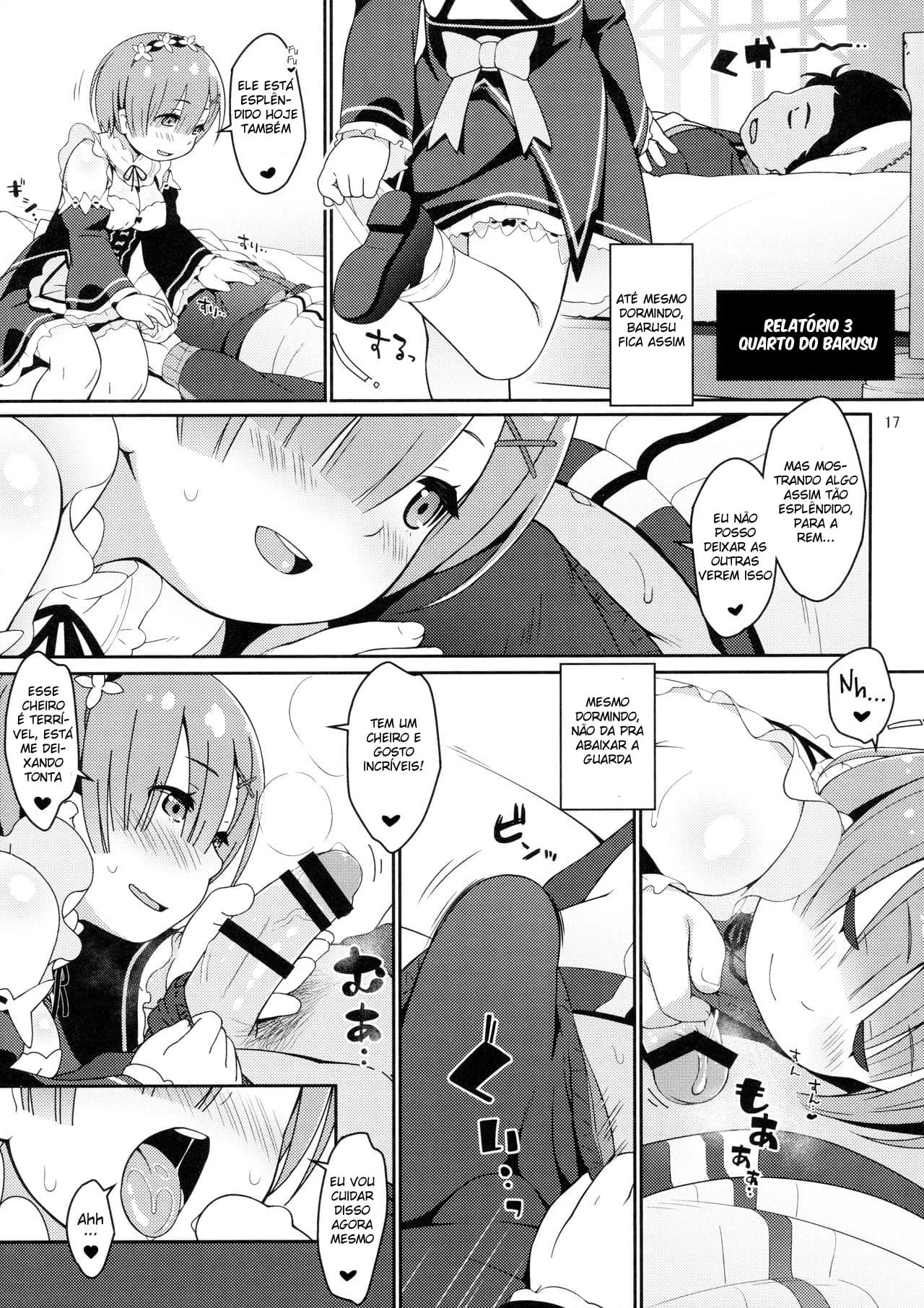 Barusu e as Empregadas Piranhas Sedentas por Mana em Hentai HQ
