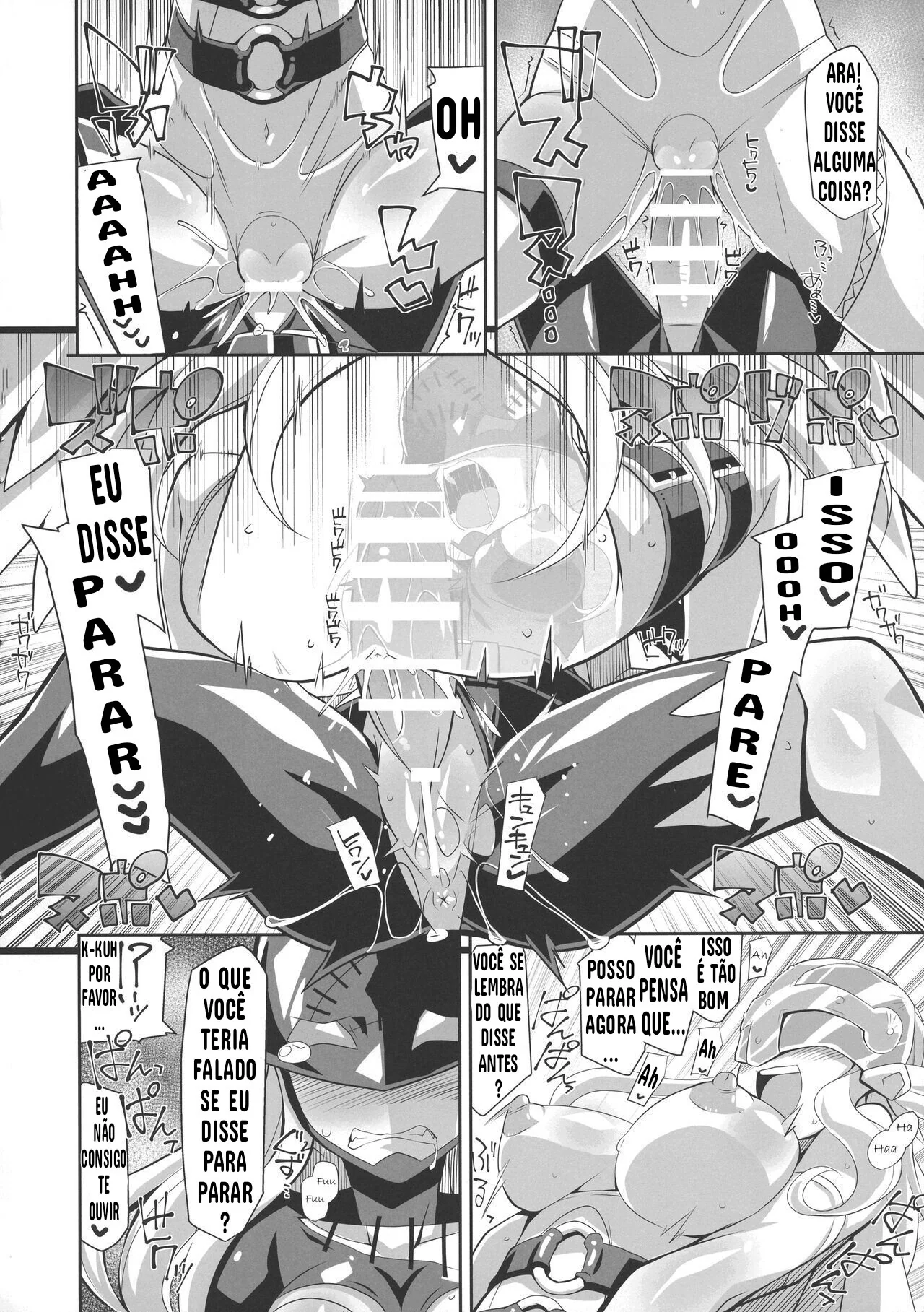 Batalha de Bucetas: Angewomon vs. LadyDevimon em Digimon Hentai!