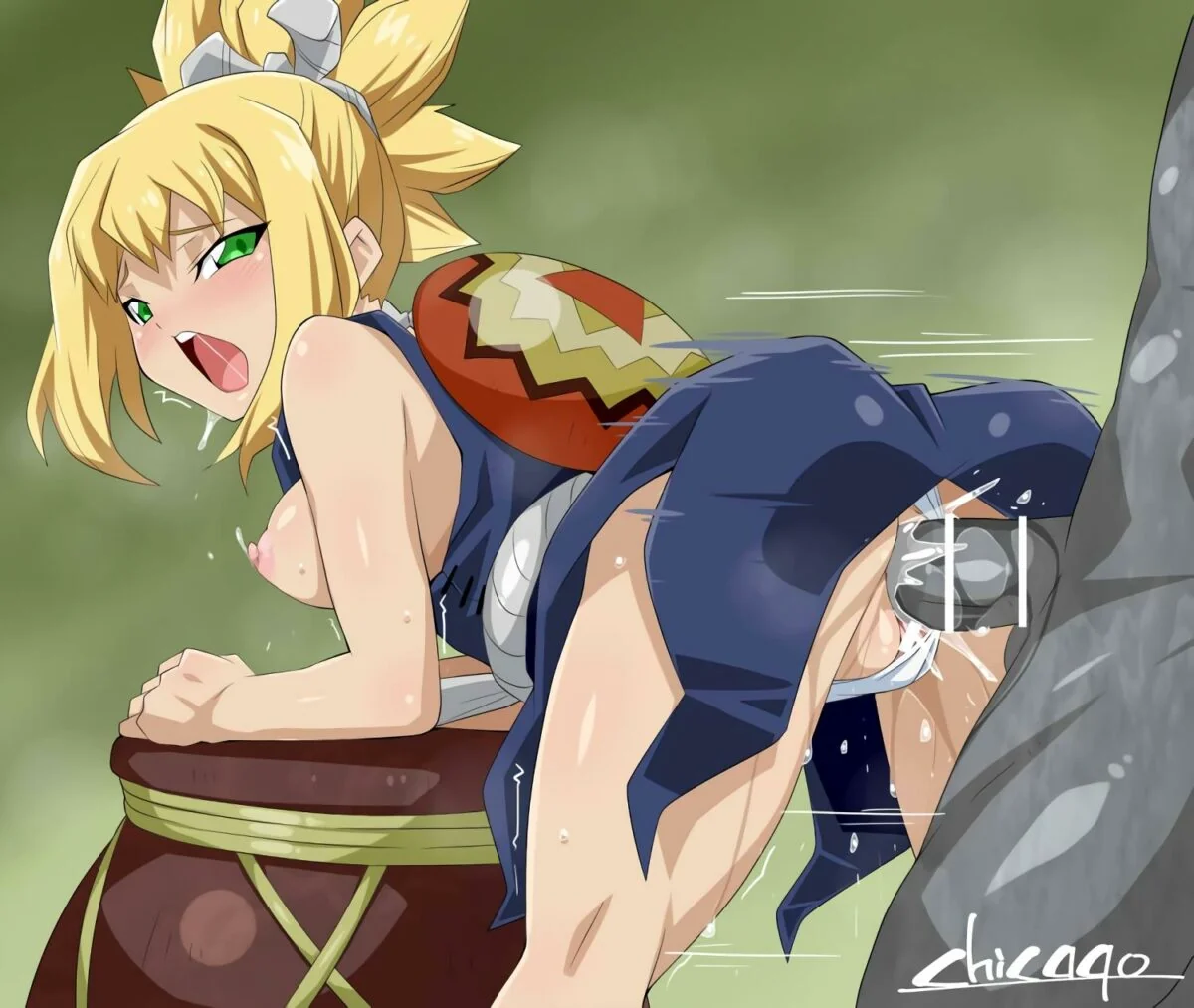 Dr. Stone pornô – Kahaku, Suika e Yuzuriha Ogawa em ação na HQ de sexo sem censura! Em Hentai HQ Brasileiro