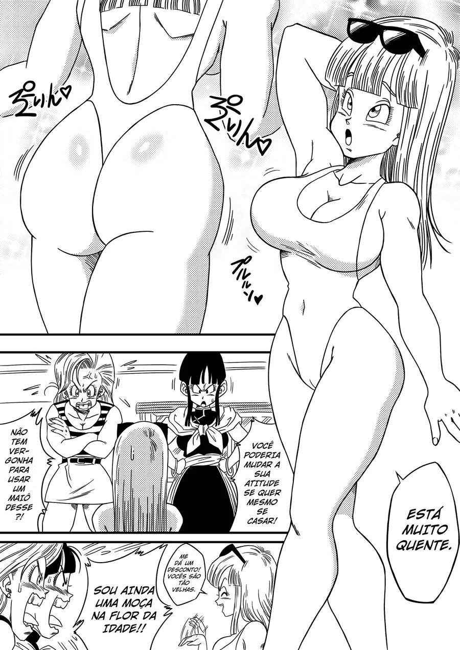 Dragon Ball: Namorada Piranha – Kuririn se dando bem em hentai HQ