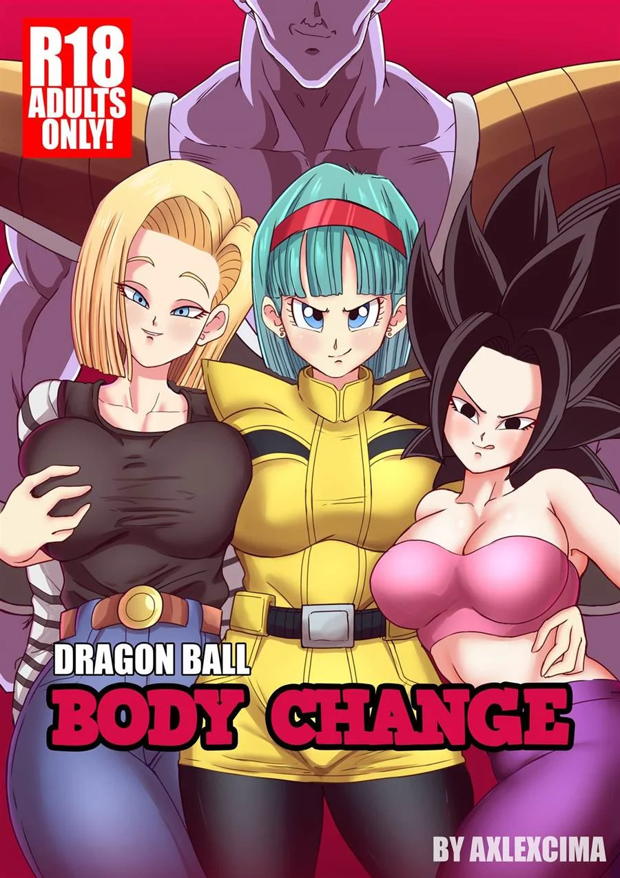 Dragon Ball: Bulma, Android 18 e Caulifla – Ginyu Fodendo Gostosas em Troca de Corpos | Hentai HQ