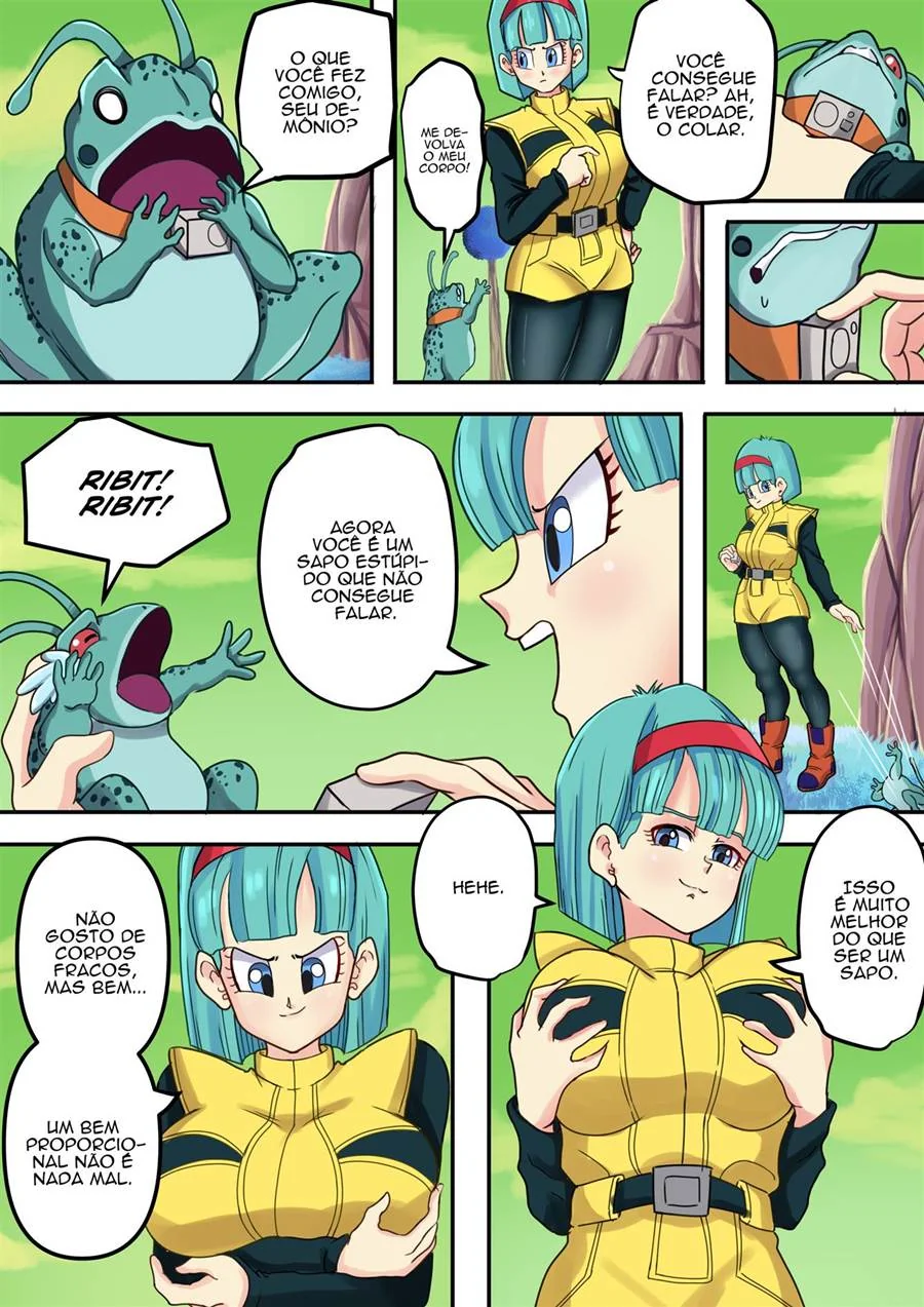 Dragon Ball: Bulma, Android 18 e Caulifla – Ginyu Fodendo Gostosas em Troca de Corpos | Hentai HQ