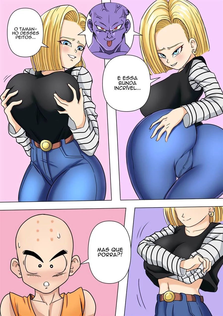 Dragon Ball: Bulma, Android 18 e Caulifla – Ginyu Fodendo Gostosas em Troca de Corpos | Hentai HQ
