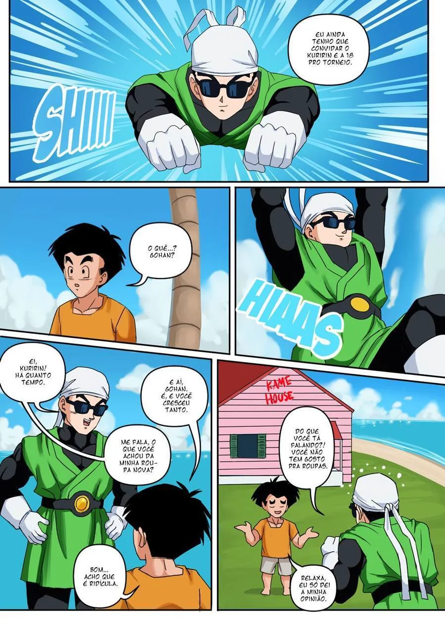 Gohan Fode a Buceta Gulosa da Android 18 em Hentai HQ Brasileiro