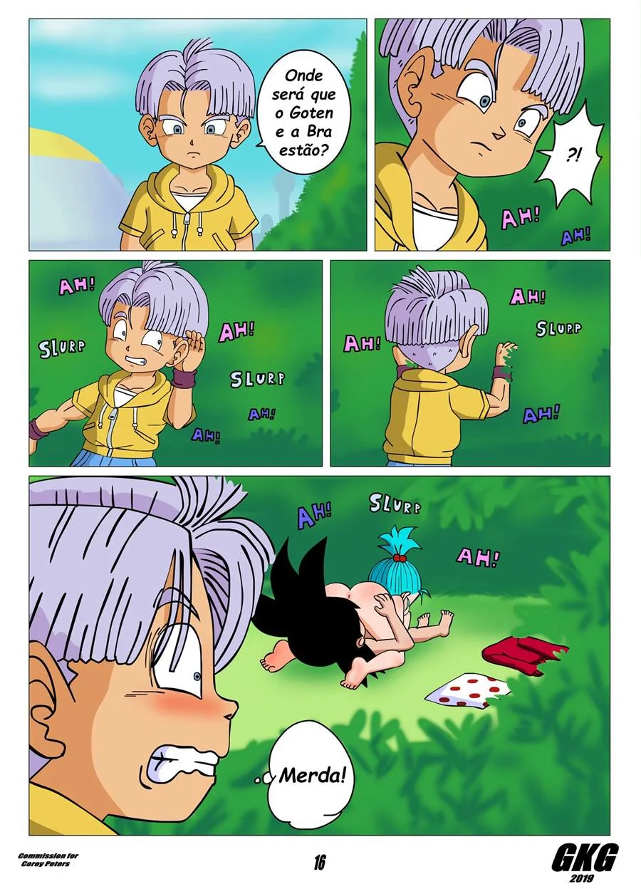 Dragon Ball: Goten e Bura – A Safadinha Ninfeta Quer Pica em HQ Brasileiro