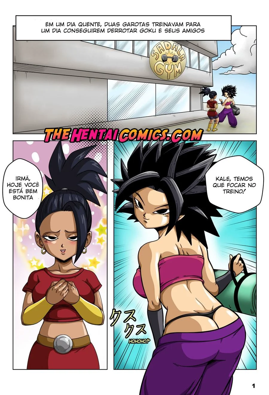 Dragon Ball Hentai: Goku Mete Forte na Buceta da Piranha da Caulifla em HQ Brasileiro