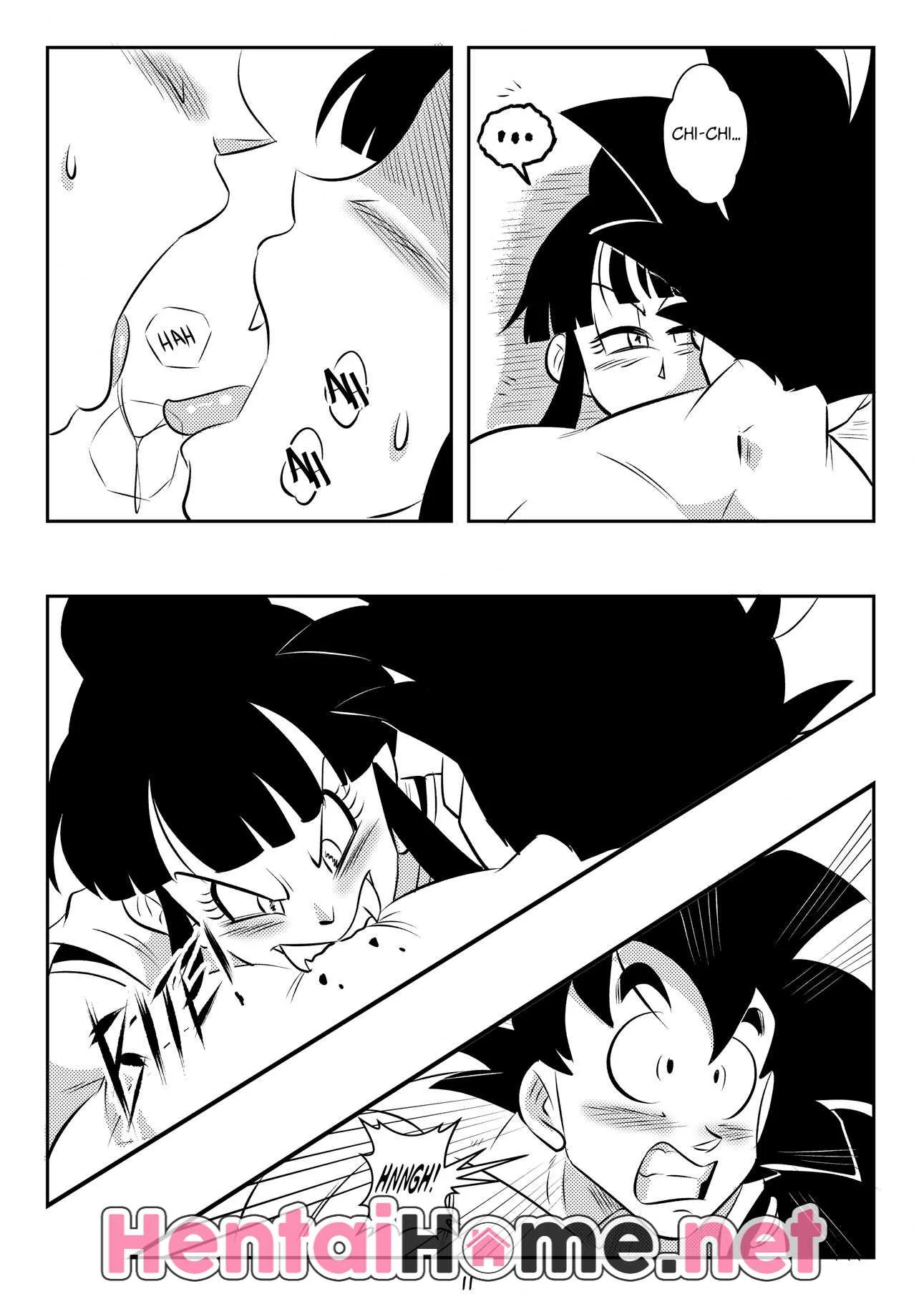 Goku Tarado: Comendo a Chi Chi Dominada Pela Névoa do Mal em Hentai HQ Brasileiro