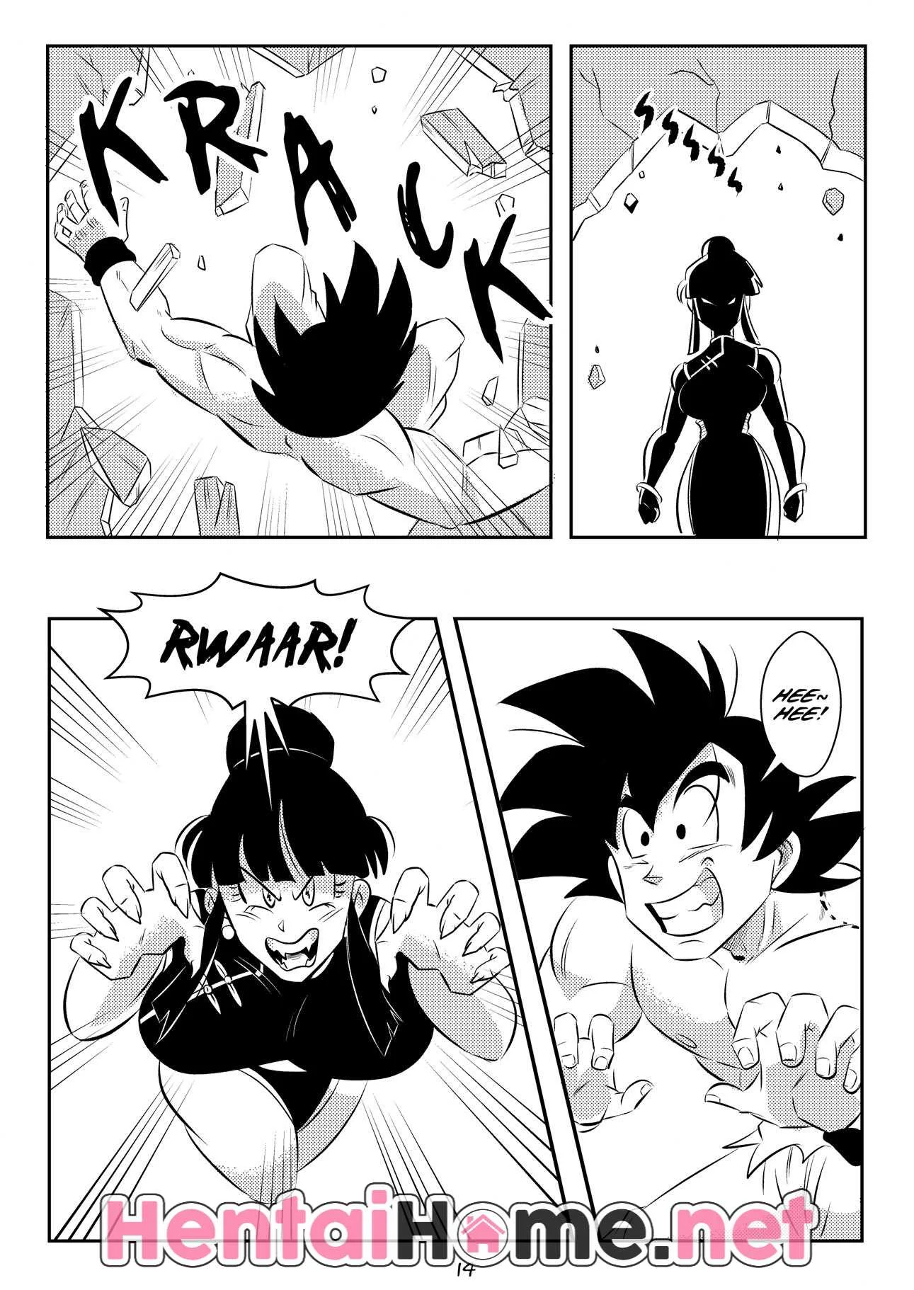 Goku Tarado: Comendo a Chi Chi Dominada Pela Névoa do Mal em Hentai HQ Brasileiro