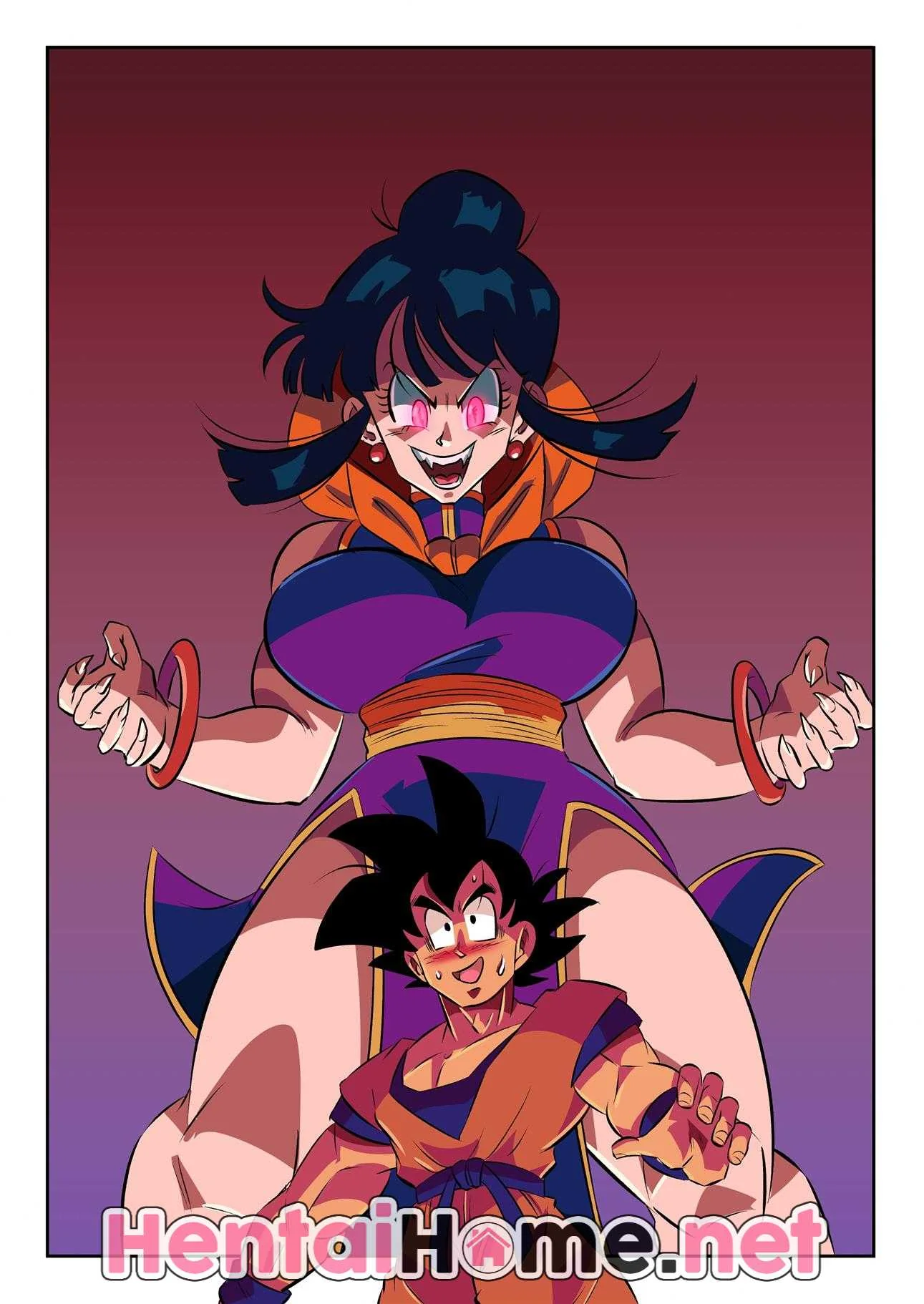 Goku Tarado: Comendo a Chi Chi Dominada Pela Névoa do Mal em Hentai HQ Brasileiro