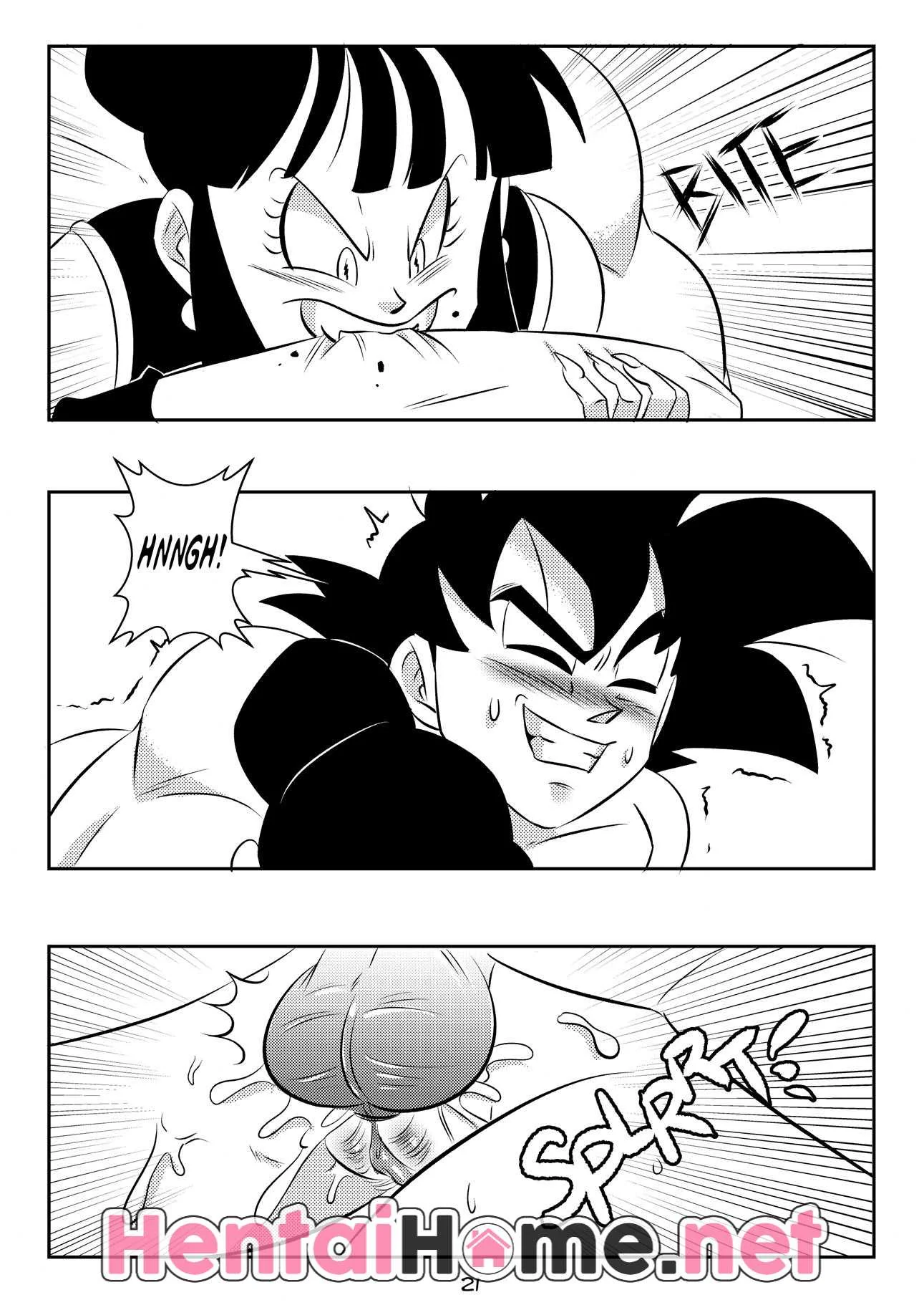 Goku Tarado: Comendo a Chi Chi Dominada Pela Névoa do Mal em Hentai HQ Brasileiro