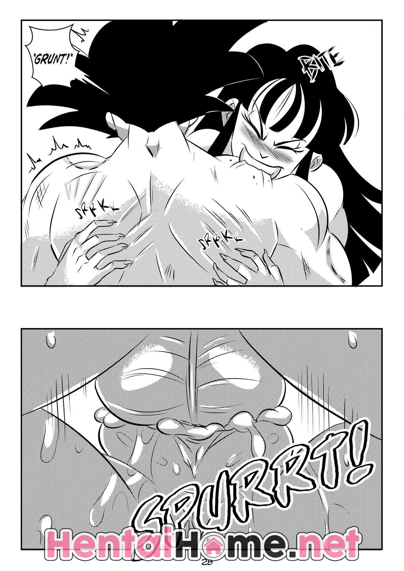 Goku Tarado: Comendo a Chi Chi Dominada Pela Névoa do Mal em Hentai HQ Brasileiro