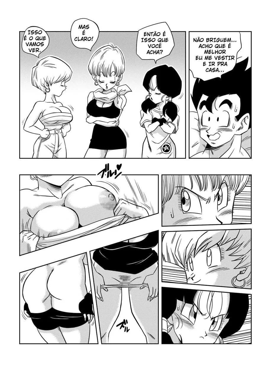 Dragon Ball Hentai: Triângulo Amoroso Vol.04 – Piranha Erasa Seduz Gohan em Hentai HQ Brasileiro