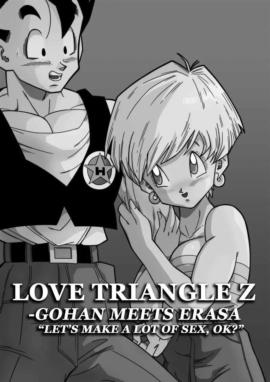 Dragon Ball Hentai: Triângulo Amoroso Vol.01 – Erasa Provocando Gohan com sua Buceta Molhada em HQ Brasileiro