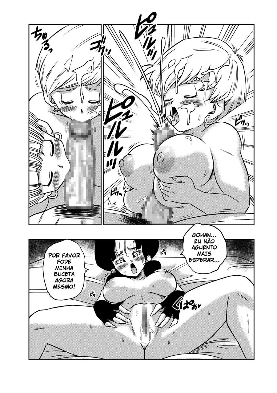 Dragon Ball Hentai: Triângulo Amoroso Vol.04 – Piranha Erasa Seduz Gohan em Hentai HQ Brasileiro