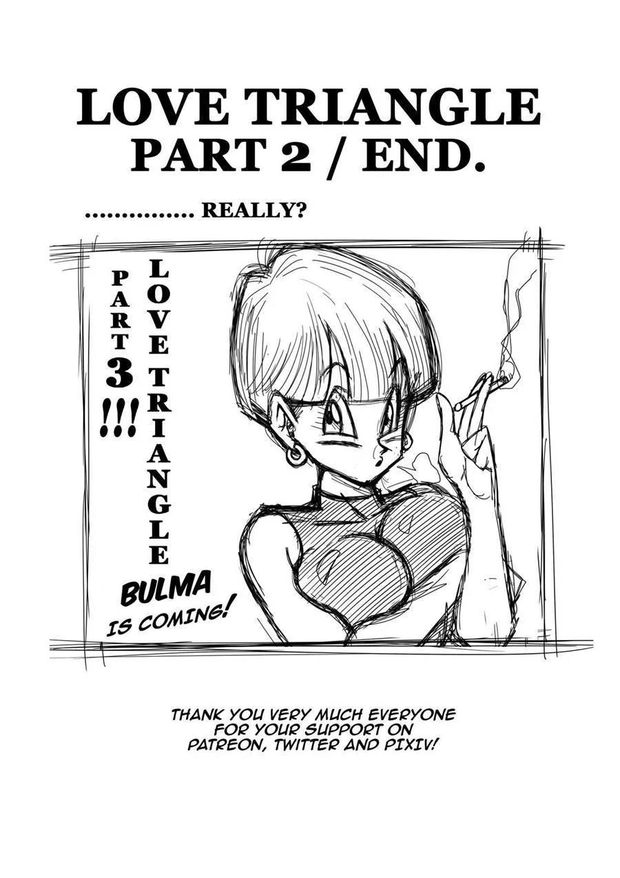Dragon Ball Hentai: Triângulo Amoroso Vol.02 – Erasa provoca Gohan com sua buceta em casa – Em hentai HQ