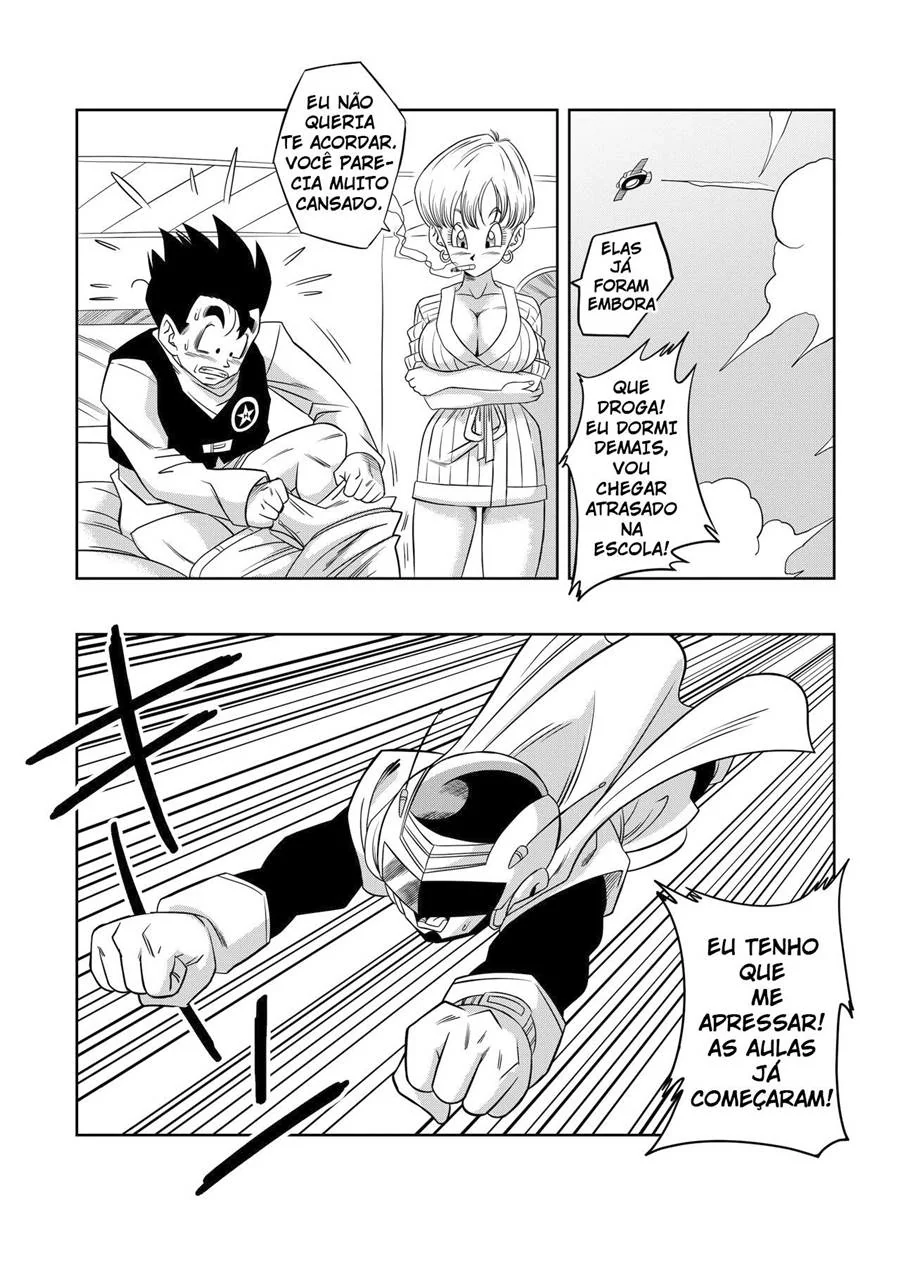 Dragon Ball Hentai: Triângulo Amoroso Vol.04 – Piranha Erasa Seduz Gohan em Hentai HQ Brasileiro