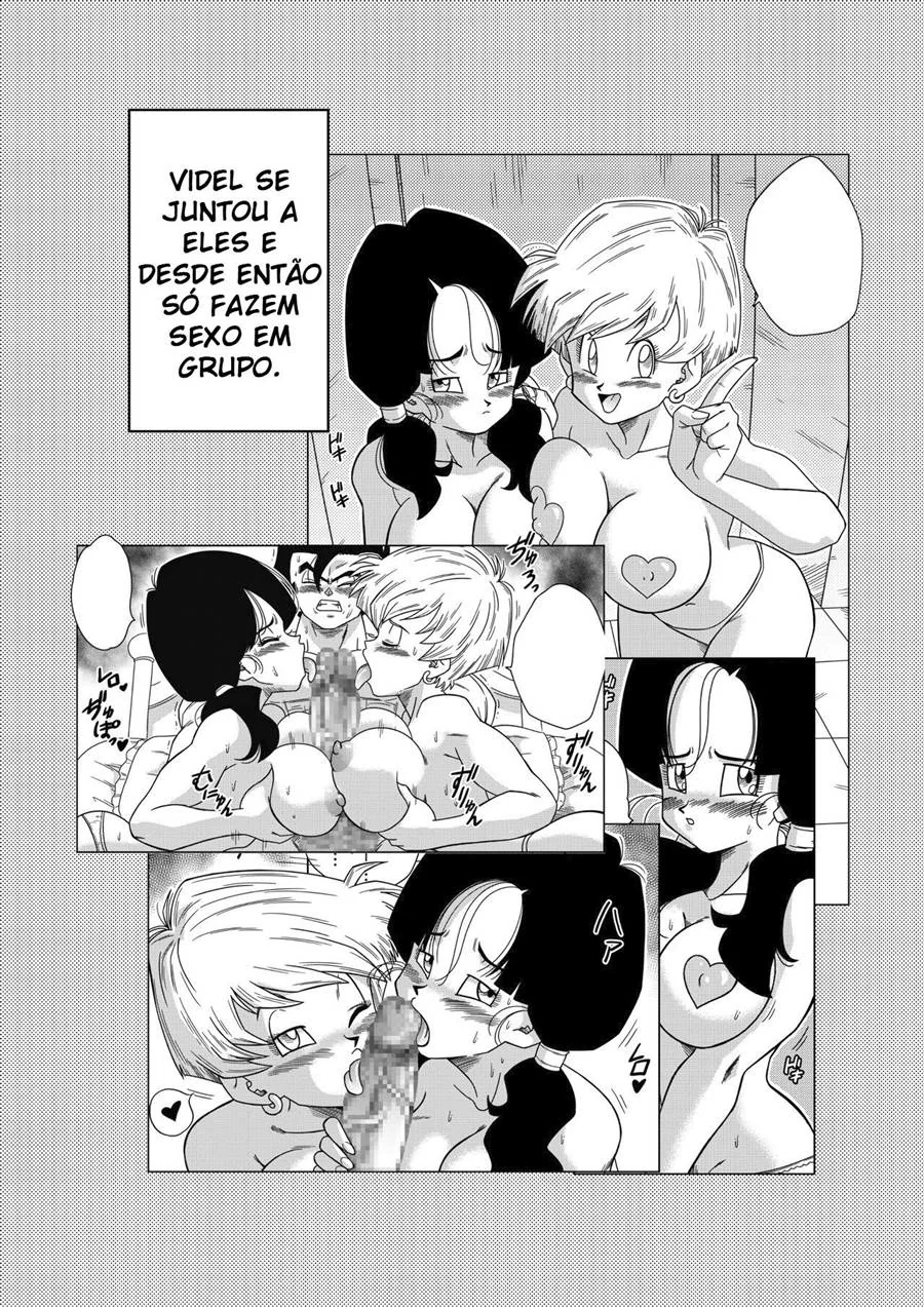 Dragon Ball Hentai: Triângulo Amoroso Vol.04 – Piranha Erasa Seduz Gohan em Hentai HQ Brasileiro