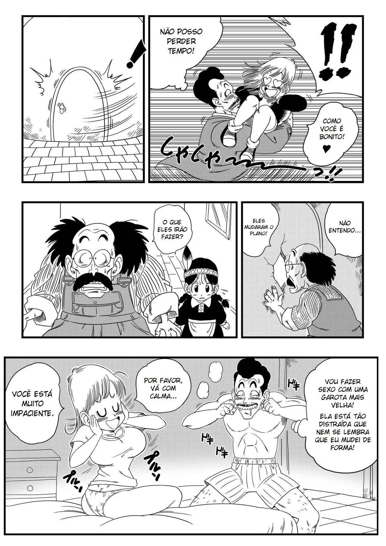 Bulma Piranha Fode com Oolong em Dragon Ball – HQ Brasileiro