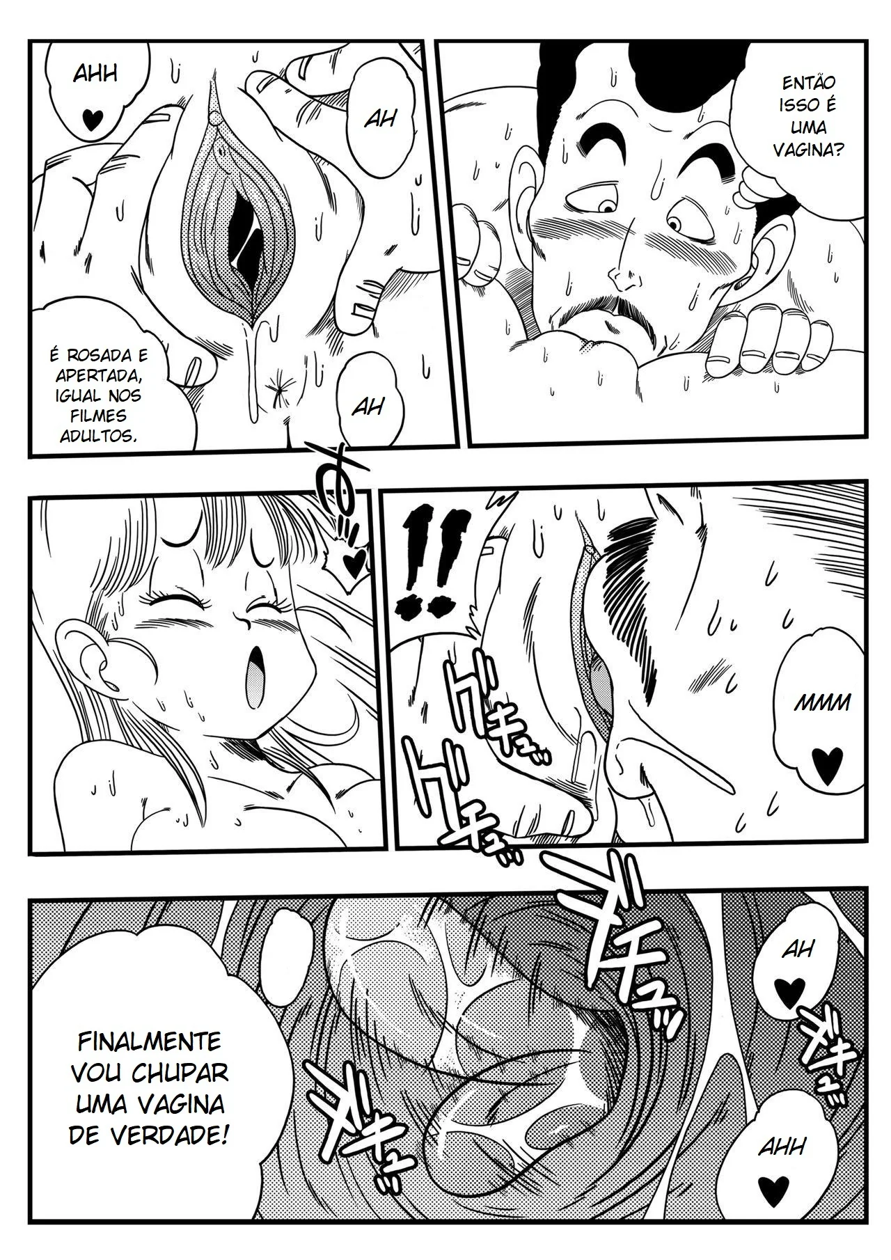 Bulma Piranha Fode com Oolong em Dragon Ball – HQ Brasileiro